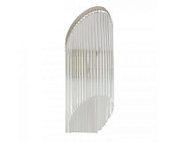 NEWPORT 3220 3221/A , Бра, Silver perla Clear glass L17*H43,5*Sp19,2 cm E14 1*40W
