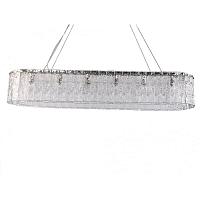 newport 10820 10820/120 oval , подвесной светильник, nickel clear crystal l120*32*h24 cm e14 16*60w, доставка по Казахстану 