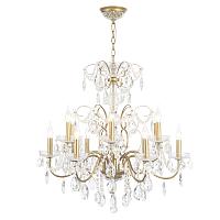 люстра crystal lux odelis sp12 gold crystal lux 2571/312, доставка по Казахстану 