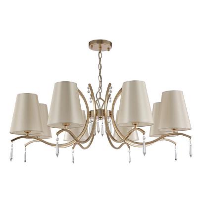люстра crystal lux renata sp8 gold crystal lux 3591/308, доставка по Казахстану 