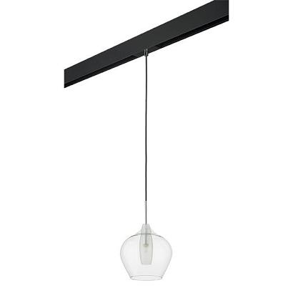 PRO803041 Светильник д - 1-фазн трека PENTOLA 1х25W G9 ХРОМ - ПРОЗРАЧНЫЙ - ЧЕРНЫЙ  803041 - 595007 купить в Алматы svet.kz