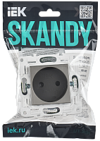 SKANDY Роз. без з/к с з/ш 10А SK-R01N никель IEK 
