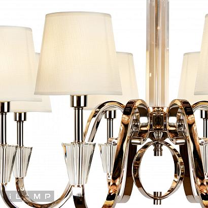 люстры подвесная люстра ilamp alesti p2424-8 nickel, доставка по Казахстану 