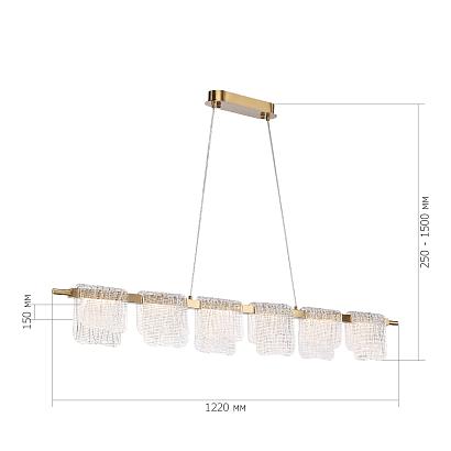 люстры sl6021.203.36 люстра st-luce voile, доставка по Казахстану 