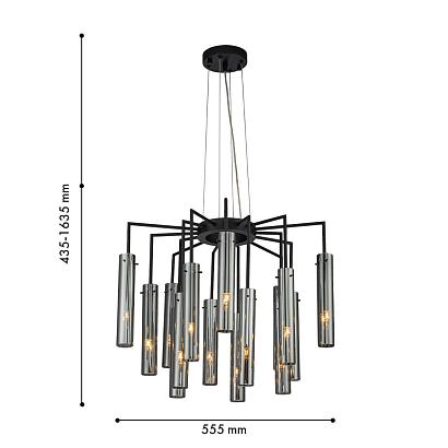 люстры подвесная люстра orgel 4501-15p, доставка по Казахстану 