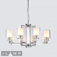 Дополнительная картинка Подвесная люстра iLamp King RM6201-8 CR+CL