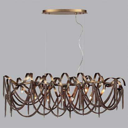 5066/10 hall odl24 397 подвесной светильник g9 10*40w chainy, доставка по Казахстану 