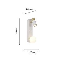 Дополнительная картинка Настенный светильник Invento 4172-2W