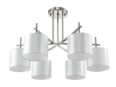 купить Люстра Crystal Lux SERGIO PL6 NICKEL Crystal Lux 2900/306 в Алматы, svet.kz, доставка по Казахстану 