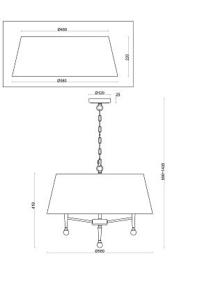 подвесной светильник freya fr5190pl-05bs3, доставка по Казахстану 