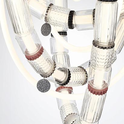 люстры 5456/80cl odeon light  люстра потолочная collier, доставка по Казахстану 