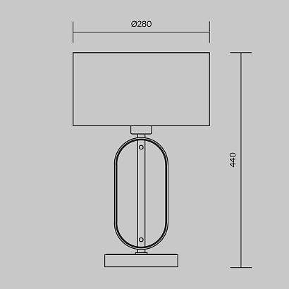 Настольный светильник Maytoni MOD099TL-01G