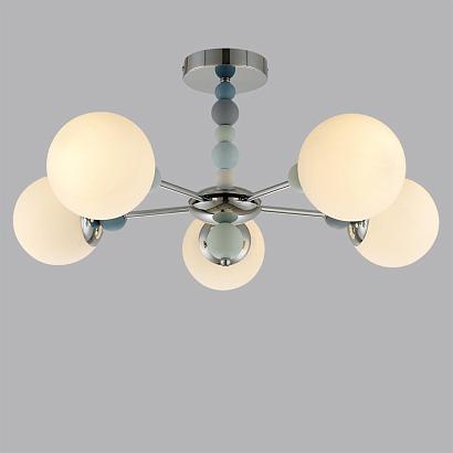 купить 6525/5C MODERNI LN23 хром Потолочный светильник E14 5*40W 220V SUNDAY в Алматы, svet.kz, доставка по Казахстану 