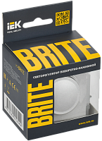 BRITE Светорег. пов-наж. 600Вт СС10-1-0-БрА алюм. IEK 
