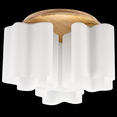 Потолочные Потолочная люстра Lightstar Nubi Legno 802035, доставка по Казахстану 