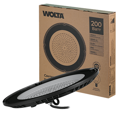 Светильник светодиодный промышленный WOLTA UFO-200W/02 