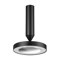 люстры 359279 over nt23 000 черный светильник накладной светодиодный ip20 led 18w 85-265v 1350лм 3000к mirror, доставка по Казахстану 