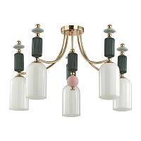 люстры потолочная люстра odeon light classic candy 4861/5c, доставка по Казахстану 