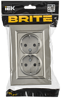 BRITE Роз. 2-я с з/к/ш пл 16А в сб. РСшПл12-3-БрШ шамп. IEK 
