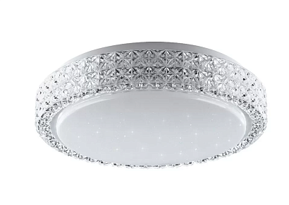люстры светильник led saphir 48w 3300lm 4000k плафон с кантом  алмазных граней  85x490mm ip20  1/5, доставка по Казахстану 