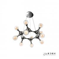 подвесная светодиодная люстра iledex blossom c4465-12r cr, доставка по Казахстану 