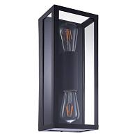 Дополнительная картинка Уличный настенный светильник Arte Lamp Belfast A4569AL-2BK