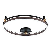 люстры светильник потолочный crystal lux fernando pl72w led coffee/black crystal lux 0620/172, доставка по Казахстану 