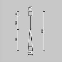 Дополнительная картинка Подвесной светильник Maytoni P090PL-L12CH3K