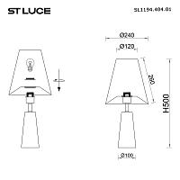 Дополнительная картинка SL1194.404.01 Прикроватная лампа ST-Luce EARTHY