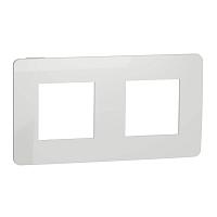 Рамка 2-постовая Schneider Electric Unica New NU280418 