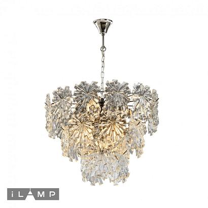 люстры подвесная люстра ilamp homy p2545-8 nickel, доставка по Казахстану 