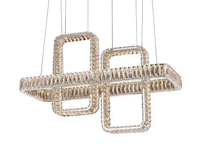 подвесной светодиодный светильник newport 8232+2/s chrome м0064645, доставка по Казахстану 