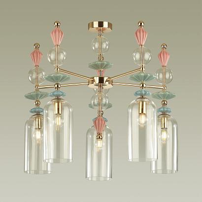 купить Подвесная люстра Odeon Light Classic Bizet 4855/5C в Алматы, svet.kz, доставка по Казахстану 