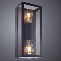 Дополнительная картинка Уличный настенный светильник Arte Lamp Belfast A4569AL-2BK