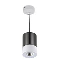 lc1330-bk+w накладной светильник черн.+ бел 4000k 5w/evel-r-b/, доставка по Казахстану 