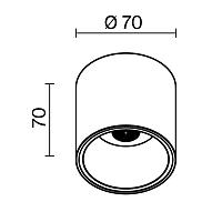 Дополнительная картинка Потолочный светодиодный светильник Maytoni Cover C064CL-L12B3K