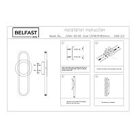 Светильник настенный Belfast Witham 2258-90 BR