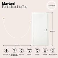 Дополнительная картинка Подвесной светильник Maytoni MOD146PL-L40G3K
