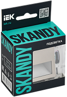 Дополнительная картинка SKANDY Подсветка LED встраиваемая SK-L01Sh шамп. IEK
