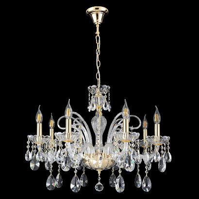 люстра crystal lux monica sp8 gold crystal lux 2502/308, доставка по Казахстану 