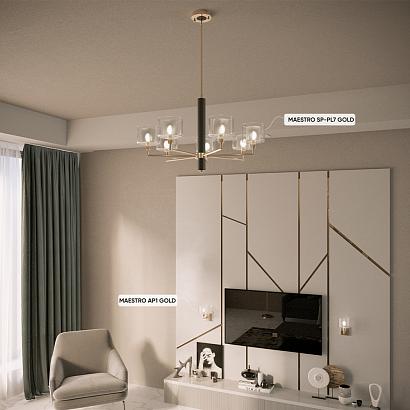 люстры crystal lux maestro 2290/307, доставка по Казахстану 