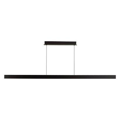 6683/38l hightech odl24 203   подвесной светильник брашир. черный/металл/акрил раздельн включение с пду (инфра красный) ip20 led 38w 3420лм 3000k beve, доставка по Казахстану 