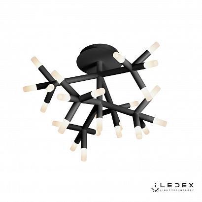 Потолочные Потолочная светодиодная люстра iLedex Savage FS-017-X25 BK, доставка по Казахстану 