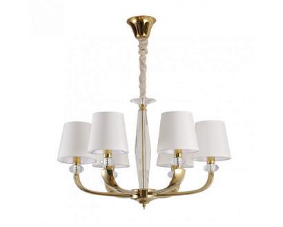 люстры newport 11600 11606/c gold , люстра, champagne  gold clear crystal shade beige d65*h45/145 cm e14 6*, доставка по Казахстану 