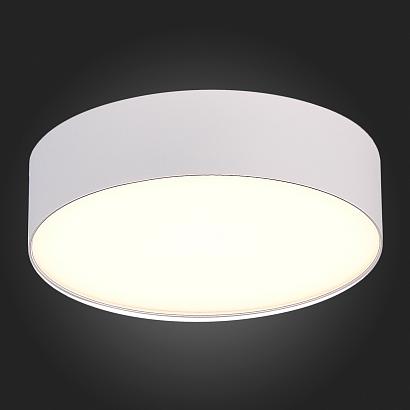 люстры st606.532.27 светильник потолочный белый led 1*27w 3000k 2 340lm ra>85 120° ip20 d220xh55 185-265v, доставка по Казахстану 