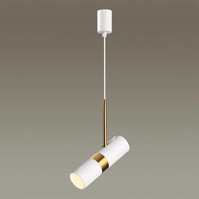 4355/1 hightech odl23 231 белый/золотистый/металл подвесной св-к ip20 led gu10 10w bullet, доставка по Казахстану 