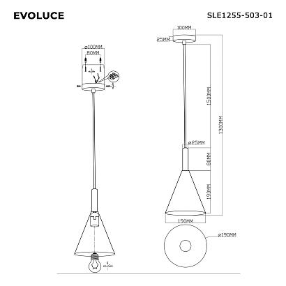 sle1255-503-01 светильник подвесной , доставка по Казахстану 