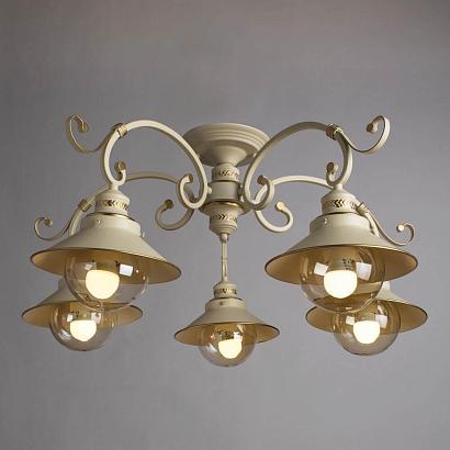 Потолочные Потолочный светильник Arte Lamp 7 A4577PL-5WG, доставка по Казахстану 