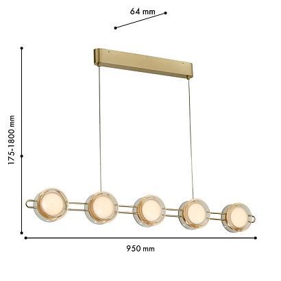 подвесной светильник yo-yo 4334-10p, доставка по Казахстану 