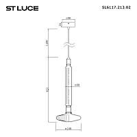 sl6117.213.02 светильник подвесной st-luce , доставка по Казахстану 